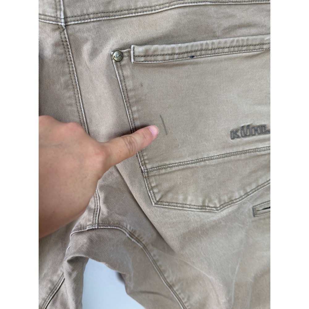 KUHL Rydr Pants Men 32x32 Vtg Patina Dye Outdoor Rugged Articulated Knee Utility - Picture 13 of 14